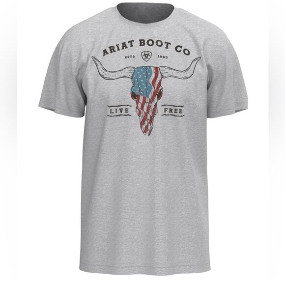 Ariat Other - Ariat Long Live Freedom T-Shirt, Large (14/16) - NWT